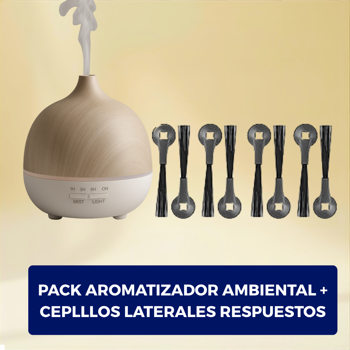 PACK Aromatizador ambiental + Ceplllos Laterales Respuestos
