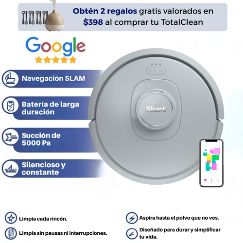 Aspiradora Robot TotalClean - Limpieza inteligente para cada rincón