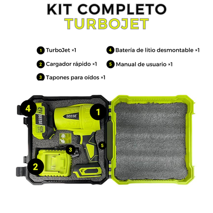 Soplador TurboJet™ - Seca tu auto y limpia tu patio en menos de 5 minutos